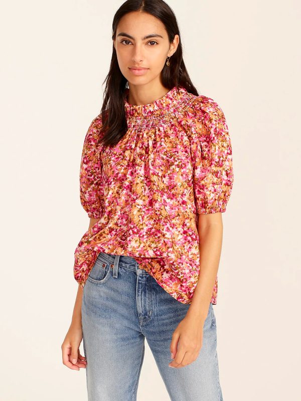 Faded Floral Top